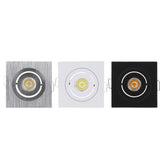 Cabinet Foyer living recessed miniature spot down light small mini COB square dimmable LED downlight 3W