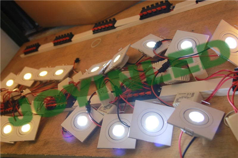 Cabinet Foyer living recessed miniature spot down light small mini COB square dimmable LED downlight 3W