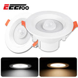 PIR Sensor Motion LED Downlight Night Light Recessed Ceiling Spot Lamp 20W 15W 10W 5W Downlight Bathroom Kitchen Indoor Lights