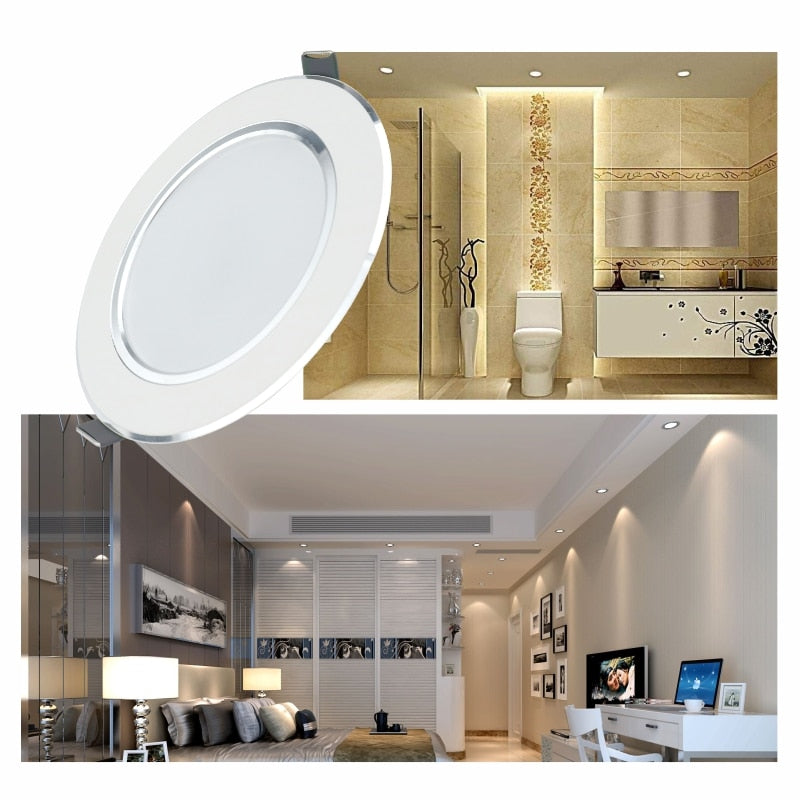 LED Downlight 3W 5W 7W 9W 12W AC220V 230V 240V Warm White Cold White Recessed LED Lamp Spot Light Led Bulb for Bedroom Kitchen