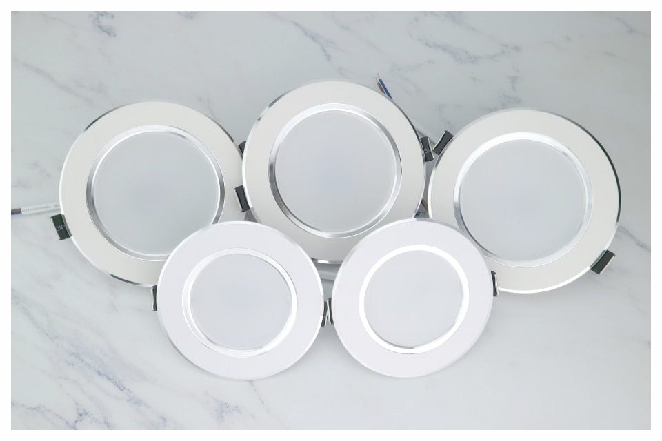 LED Downlight 3W 5W 7W 9W 12W AC220V 230V 240V Warm White Cold White Recessed LED Lamp Spot Light Led Bulb for Bedroom Kitchen
