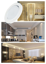 LED Downlight 3W 5W 7W 9W 12W AC220V 230V 240V Warm White Cold White Recessed LED Lamp Spot Light Led Bulb for Bedroom Kitchen