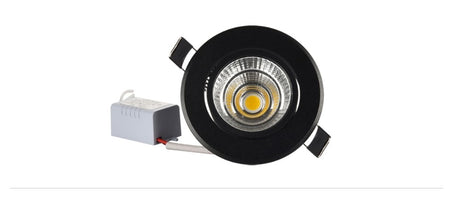 Silver spot led Mini 3W 5W 7W COB LED Downlight Dimmable Recessed Lamp Light for ceiling home office hotel 110V 220V
