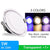 led downlight 3W 5W downlight Ultra Thin new six color led downlight ceiling AC220V 240V Round Recessed LED Spot Lighting