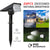 T-SUN 1pc/2pc/4pcs Adjustable Solar Spotlight Solar Garden Light IP65 Super Bright Landscape Wall Light Outdoor Light Solar Lamp