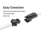 DBF Black/White/Silver Square Recessed LED Dimmable Downlight COB 7W 9W 12W 15W LED Ceiling Spot Lamp with AC 110V 220V