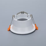 Round Gu10 Spot Bulb Recessed Led Ceiling Light Fixtures Downlight MR16 Fitting Mounting Ceiling Spot Lights Frame GU5.3 Sockets