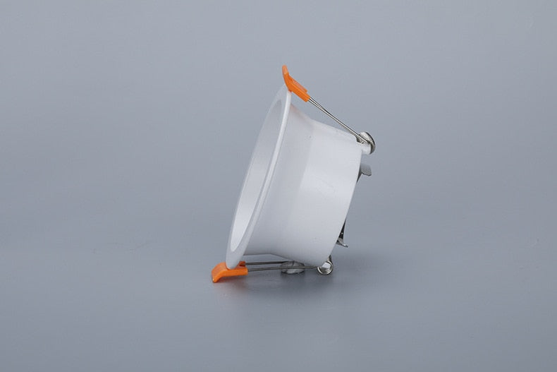 Round Gu10 Spot Bulb Recessed Led Ceiling Light Fixtures Downlight MR16 Fitting Mounting Ceiling Spot Lights Frame GU5.3 Sockets