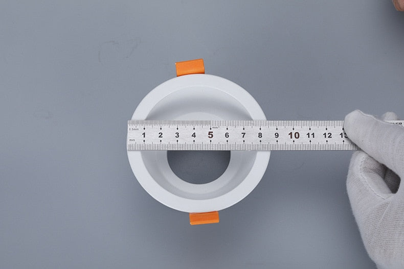 Round Gu10 Spot Bulb Recessed Led Ceiling Light Fixtures Downlight MR16 Fitting Mounting Ceiling Spot Lights Frame GU5.3 Sockets