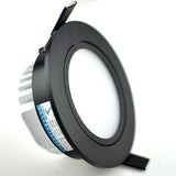 Dimmable LED COB Spotlight Ceiling lamp AC85-265V 5W 7W 9W 12W 15W 18W Aluminum recessed downlights round led panel light