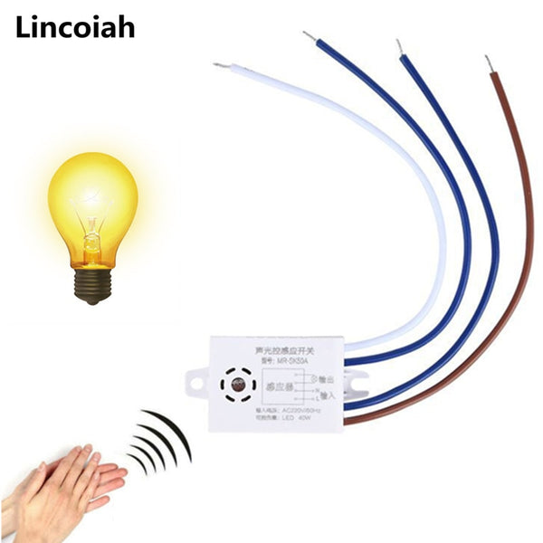 LED Downlight 220V Sound Voice Sensor Switch Automatic Voice Control S ...