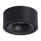 Round dimmable LED surface mounted spotlight COB free hole ceiling spotlight 7W / 12W living room surface mounted downlight