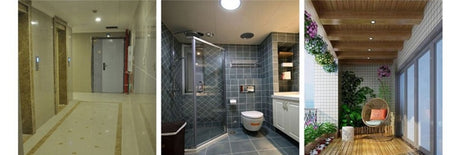 Lighting Control LED Emergency Light Round Shape LED Indoor Light 5W 8W 12W Emergency Downlight