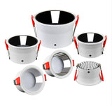 Dimmable Led Downlights Surface Mounted Ceiling Led 7w 9w Round White Room Home Lighting Fixture Ac220v 5730 Recessed Downlight