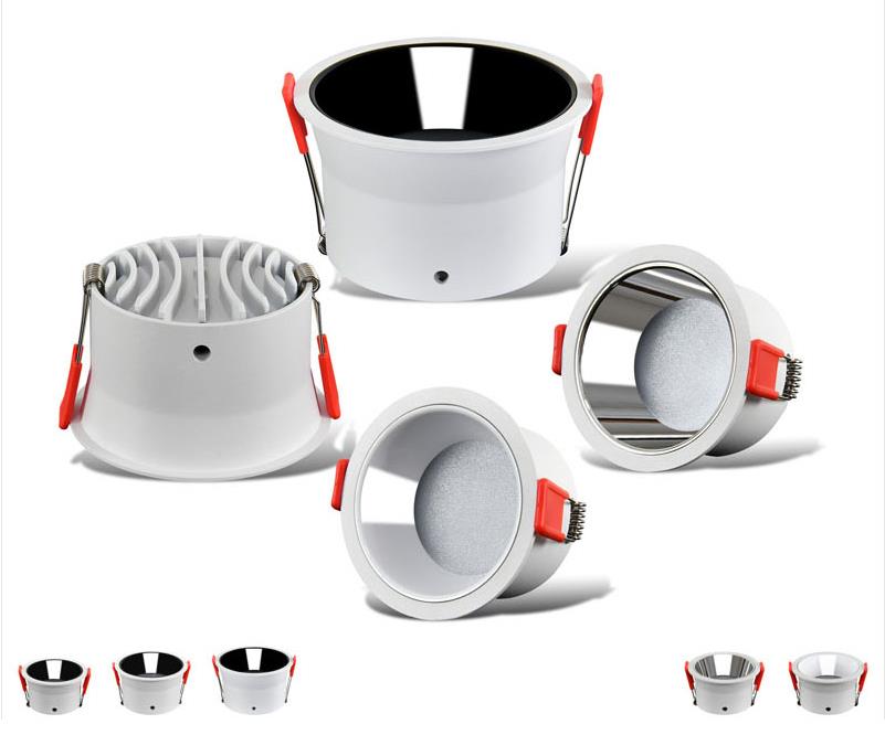 Dimmable Led Downlights Surface Mounted Ceiling Led 7w 9w Round White Room Home Lighting Fixture Ac220v 5730 Recessed Downlight