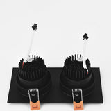 Square Recessed Dimmable COB LED Downlights 7W 9W 12W 24W LED Ceiling Lamps AC85~265V LED Ceiling Spot Lights Indoor Lighting