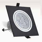 LED Down Light Square 9W 12W 15W 21W Led Dimmable Downlight Recessed Led Ceiling Down Light Lamp Indoor AC85-265V Driver