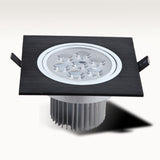 LED Down Light Square 9W 12W 15W 21W Led Dimmable Downlight Recessed Led Ceiling Down Light Lamp Indoor AC85-265V Driver