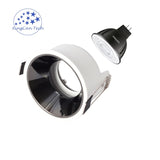 LED Spot Downlight GU10 Fitting Anti Glare Led Ceiling Recessed Lamp 75mm Cut Hole Bulb Replaceable Downlights