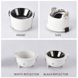 LED Spot Downlight GU10 Fitting Anti Glare Led Ceiling Recessed Lamp 75mm Cut Hole Bulb Replaceable Downlights