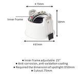 LED Spot Downlight GU10 Fitting Anti Glare Led Ceiling Recessed Lamp 75mm Cut Hole Bulb Replaceable Downlights