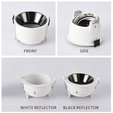 LED Spot Downlight GU10 Fitting Anti Glare Led Ceiling Recessed Lamp 75mm Cut Hole Bulb Replaceable Downlights