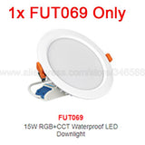 Miboxer 2.4G Smart Downlight AC110V/220V 6W 9W 12W 15W 18W 25W RGBCCT LED Ceiling Lamp Wireless Remote & WiFi APP Voice Control