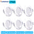 6Pcs/Lots Noble All Aluminum Dimmable 6 LED Downlight Waterproof Warm White Cold White Recessed LED Lamp Spot Light 220V home