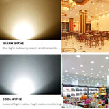 6Pcs/Lots Noble All Aluminum Dimmable 6 LED Downlight Waterproof Warm White Cold White Recessed LED Lamp Spot Light 220V home