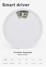 Modern LED Smart Ceiling Light Dimmable Home Lighing WiFi Tuya App AI Voice Control Ultrathin Surface Mounting Ceiling Lamp