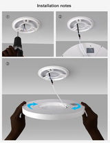 Modern LED Smart Ceiling Light Dimmable Home Lighing WiFi Tuya App AI Voice Control Ultrathin Surface Mounting Ceiling Lamp