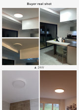 Modern LED Smart Ceiling Light Dimmable Home Lighing WiFi Tuya App AI Voice Control Ultrathin Surface Mounting Ceiling Lamp