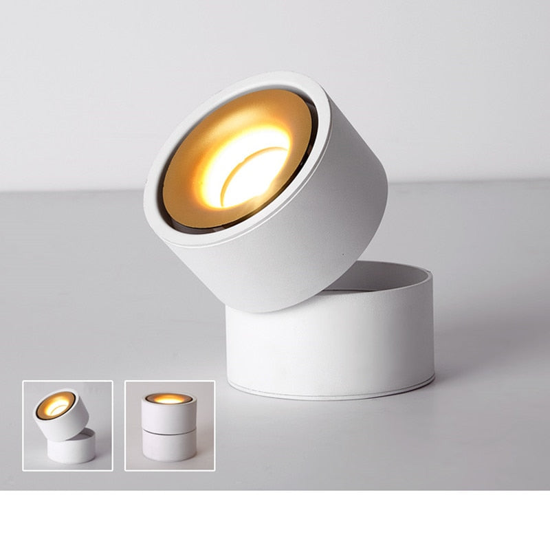 LED downlight ceiling spotlight, 7w, 12w, 15w, ceiling light for kitchen, living room, bathroom surface installation