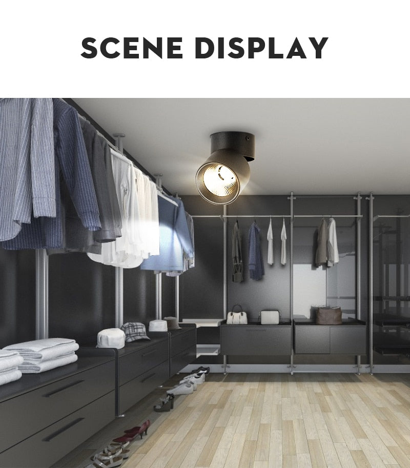 Surface Mounted Led Downlight Led Spot Light 220V 10/15/25W 110V Round Downlights Spot Led encastrable Lighting Fixture for Home