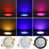 Led Downlights 5W Led Ceiling Light Recessed Down Light Round Led Panel Light LED Spot Light Indoor Lighting Night light 3 color