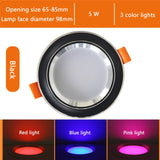 Led Downlights 5W Led Ceiling Light Recessed Down Light Round Led Panel Light LED Spot Light Indoor Lighting Night light 3 color