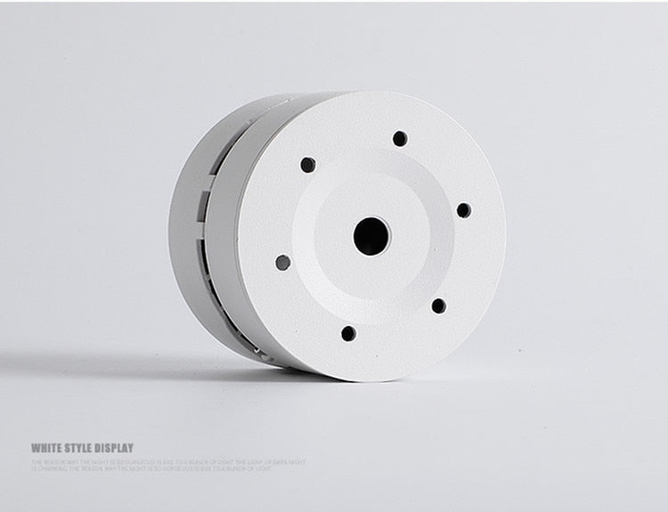 Round shape 360 Adjustable Angle Led Cob Downlight Black/White 7w 9W 12W 15w Led Ceiling Spot Light Pic Background Spotlights