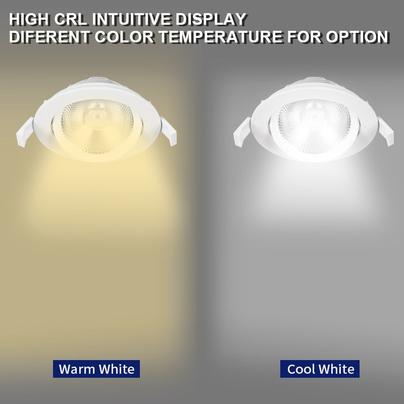 Led downlight light COB Ceiling Spot Light 7W 9W 12W ceiling recessed Lights Indoor Lighting