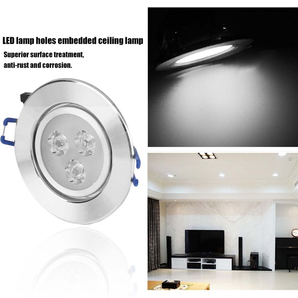 LED 3W Ceiling lighting spots Light Recessed Downlight Spot Lamp Bulb Lights Driver Anti-rust Anti- Corrosion Optimized Design