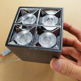 Heavy Style Dimmable Array LED Ceiling Square Lamp Surface Mounting Downlight 15W 36W for Store Exhibition Hall Home Room