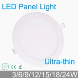 LED grid downlight 3W 4W 6W 9W 12W 15W 18W 24W round LED panel ceiling panel light fixtures lamp for bathroom luminaire