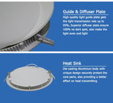 LED grid downlight 3W 4W 6W 9W 12W 15W 18W 24W round LED panel ceiling panel light fixtures lamp for bathroom luminaire