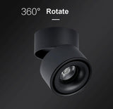 Surface Mounted Mini Embedded COB LED Downlights 5W 7W 12W  360 degree rotation LED Ceiling Lamp Spot Light Downlight AC85-265V