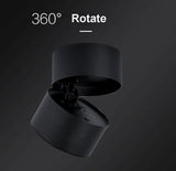 Surface Mounted Mini Embedded COB LED Downlights 5W 7W 12W  360 degree rotation LED Ceiling Lamp Spot Light Downlight AC85-265V