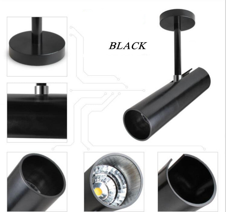 Led COB wall COB lamp LED Downlights 5w 7w 9w AC85-265V Surface Mounted dimmable LED Ceiling Lamps Spot Light Rotation