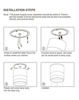 Surface Mounted 7W 9W 12W 15W 110v 220v LED downlights Ceiling Lamps led spot lights Ceiling Fixtures Lighting