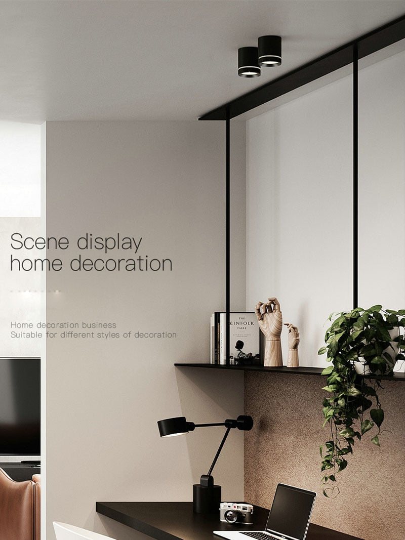 Surface Mounted 7W 9W 12W 15W 110v 220v LED downlights Ceiling Lamps led spot lights Ceiling Fixtures Lighting