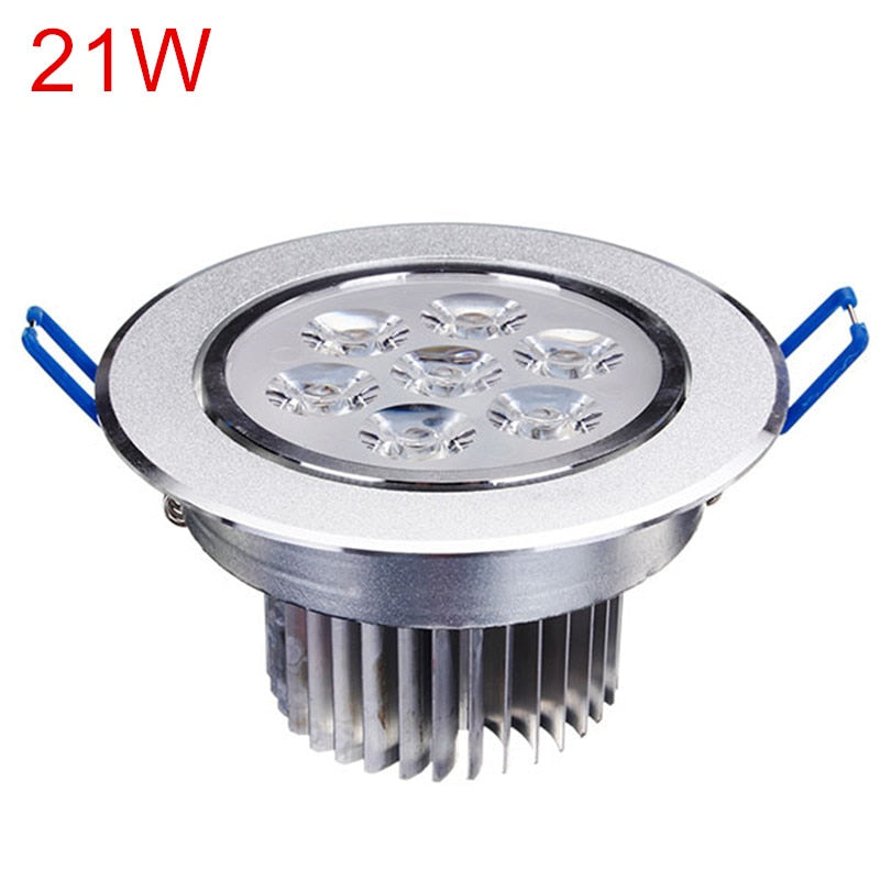 LED Panel Light Recessed 9W 15W 21W Ultra Bright Round LED Indoor Downlight AC85-265V LED Down light Spot light