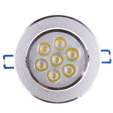 LED Panel Light Recessed 9W 15W 21W Ultra Bright Round LED Indoor Downlight AC85-265V LED Down light Spot light