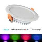 Miboxer 6W/9W/12W/15W/18W RGB+CCT LED Downlight Dimmable LED Ceiling Spotlight AC110V 220V FUT062/FUT063/FUT066/FUT068/FUT069
